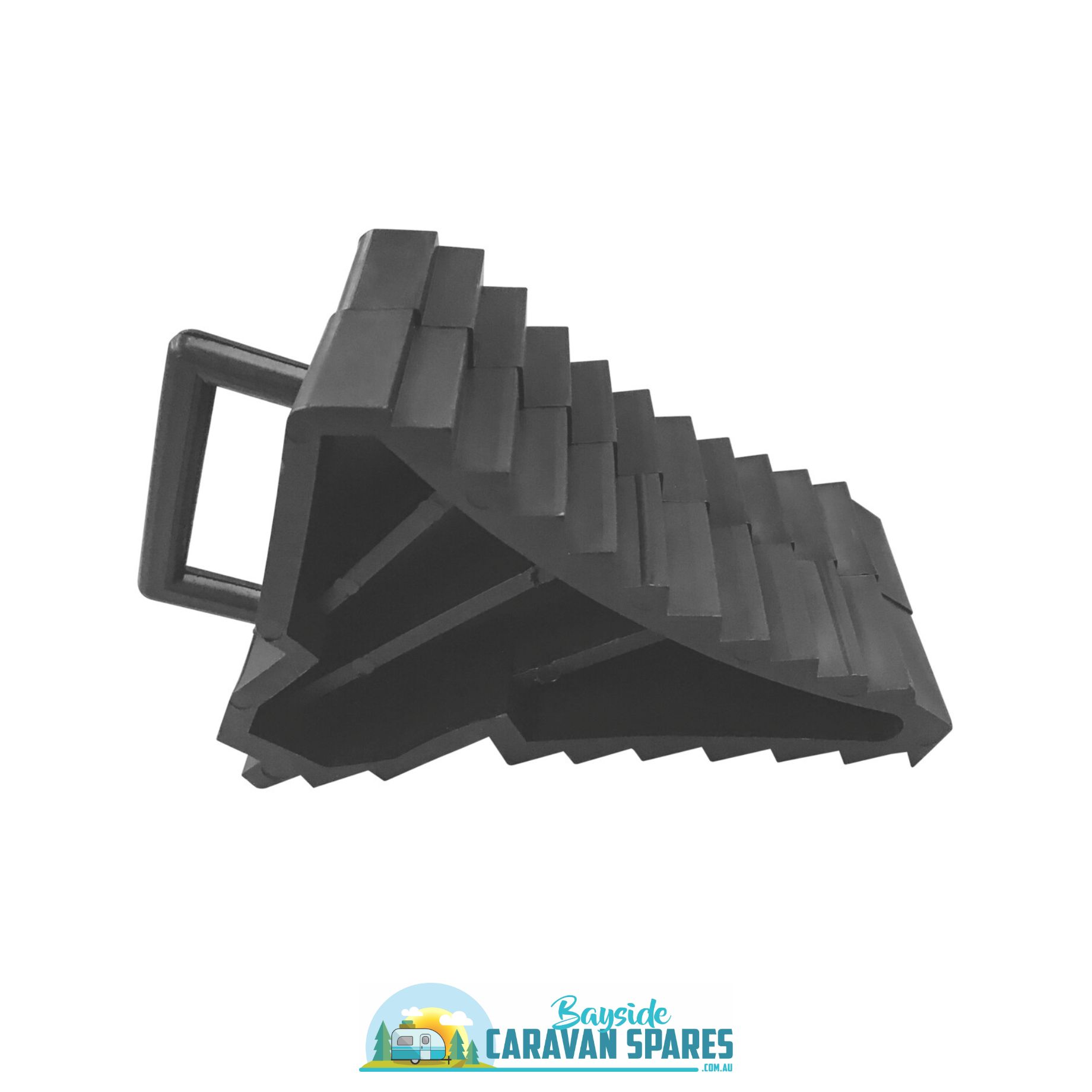 Caravan Wheel Chock with Handle for Caravan, RV or Trailer (Single